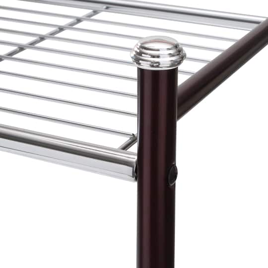 Organize It All Duplex 3 Tier Square Freestanding Wire Rack